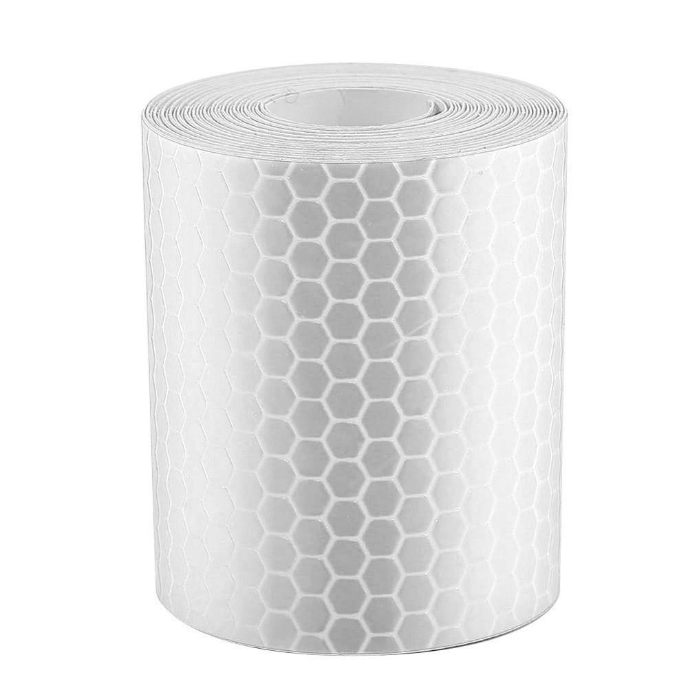 Bicycle Car Reflective Tape Reflective Bicycle Stickers Adhesive Tape For Bike Safety blue red silver green Reflective Bike: silver