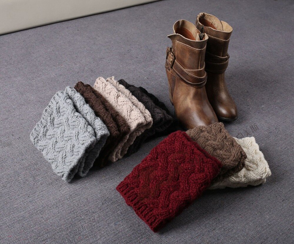 Tejer a mano stick pin botas de viento botas de Navidad conjunto de aguja gruesa corta de bambú grueso trenzado calcetines de lana