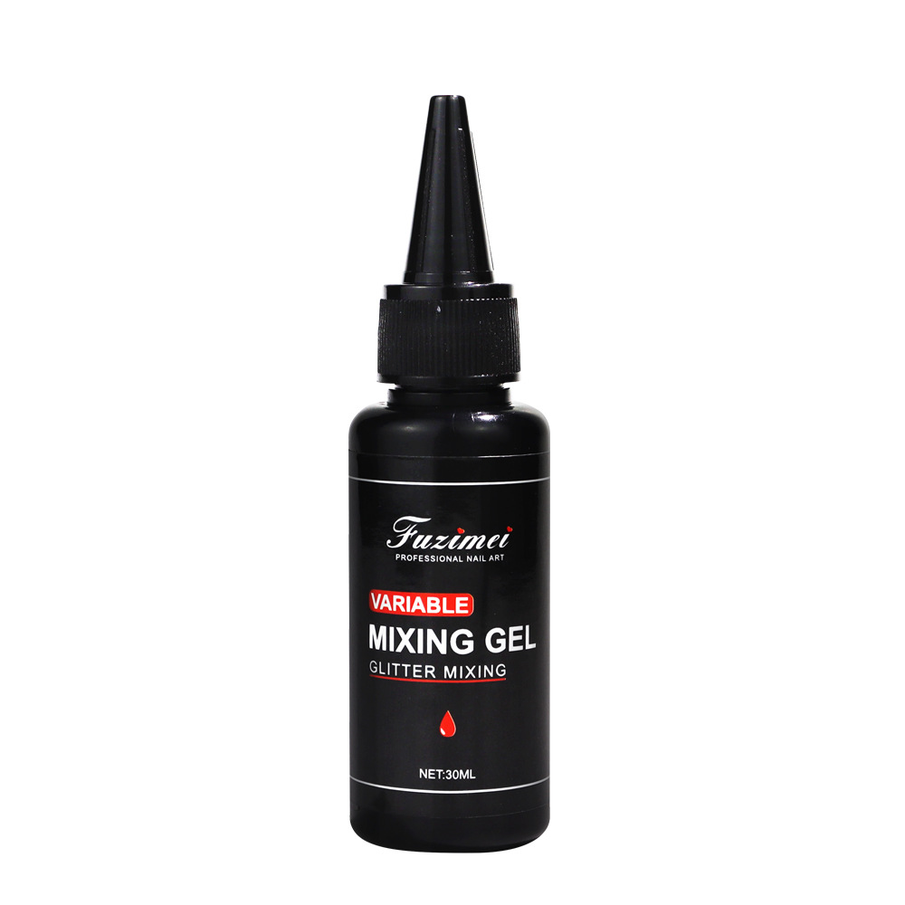 30ml/flasche Nagel Blending Kleber Soak Off UV LED System Mischen Gel Für Alle Arten Von Nagel Kunst glitter Pailletten Maniküre Mix Mischung Gel: Default Title