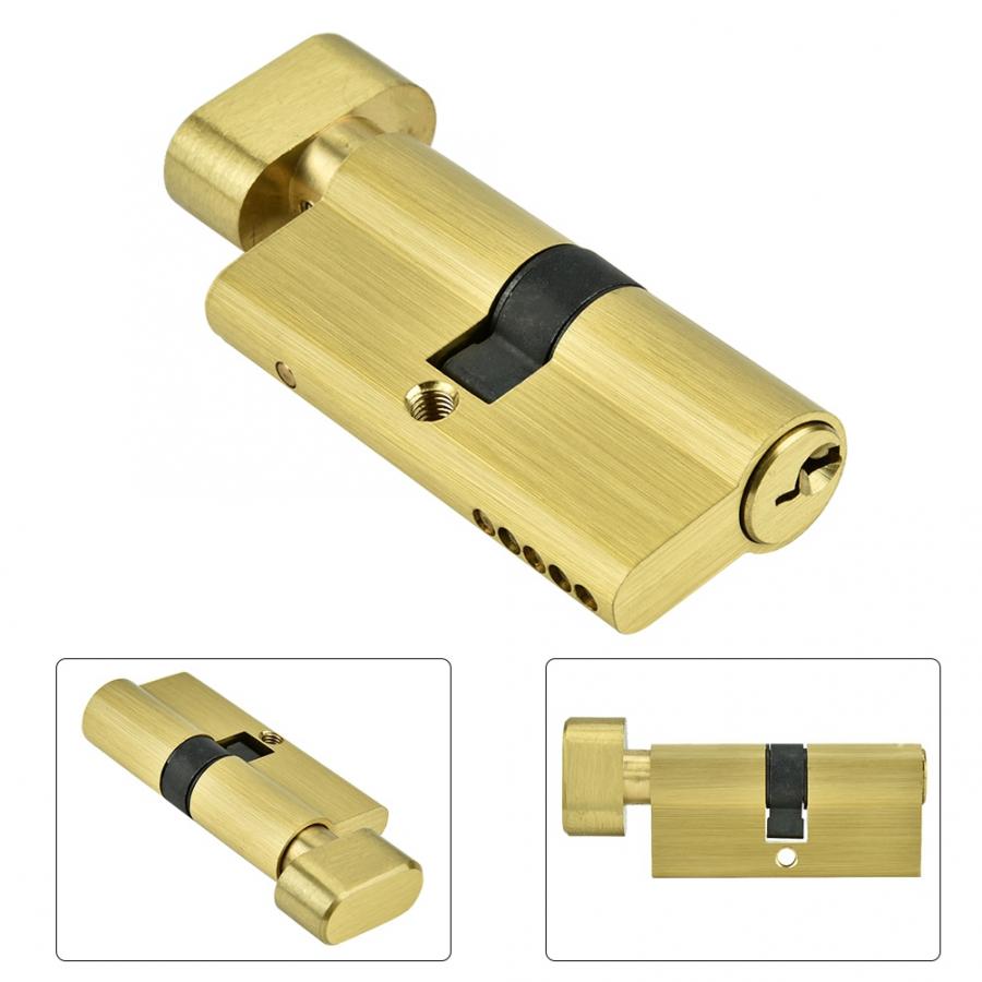 Cilindro de la cerradura de puerta del dormitorio del cilindro de la cerradura de 65mm de cobre con el cilindro de la cerradura de la puerta de las llaves