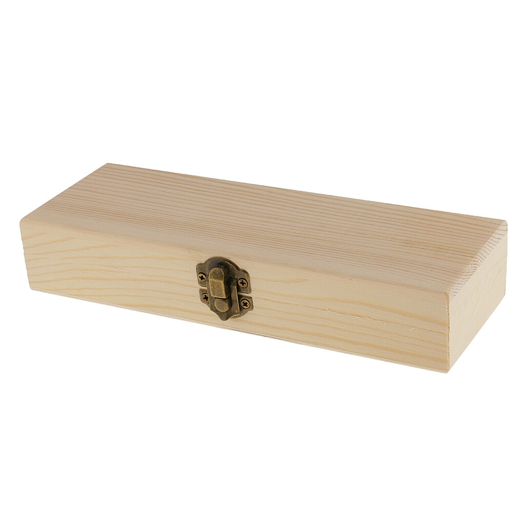 Blank Onvoltooide Rechthoek Houten Doos Sieraden Doos Diy Base Voor Kinderen Speelgoed Ambachten Sieraden Kralen Wijn Containers