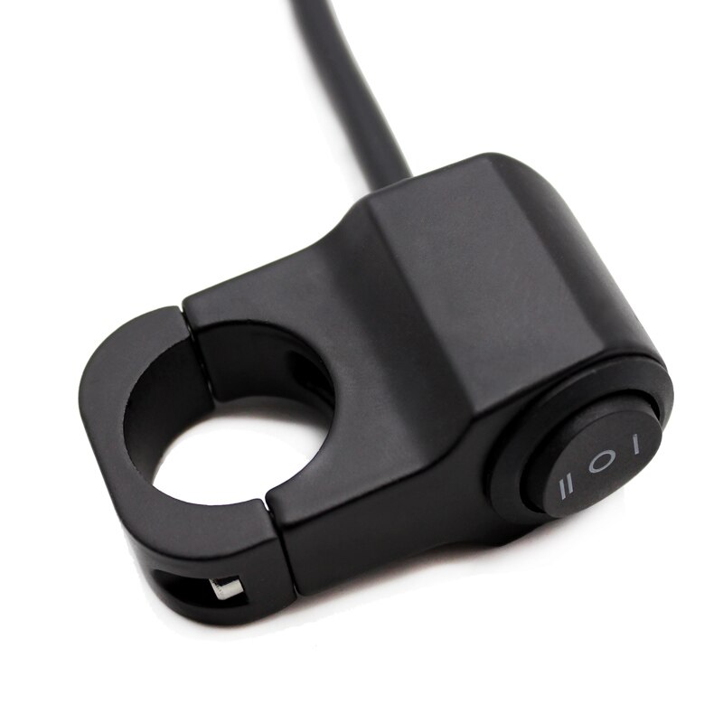 Nuoxintr 7/8 " 22mm 12v aluminium motorcykel legering strömbrytare styre strålkastare strömbrytare vattentät 2 val motorcykel tillbehör