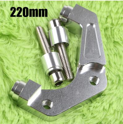 Pinza Freno moto Staffa/adattatore per Yamaha scooter Rsz fare jogging Forza per Rpm Adelin Frando 220mm/200mm Pinza Freno: esercito verde