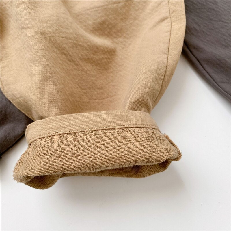 Herfst Jongens En Meisjes Gewassen Katoen Losse Casual Broek Kinderen Katoenen Zachte Alle-Match Casual Raap Broek 2-6Y