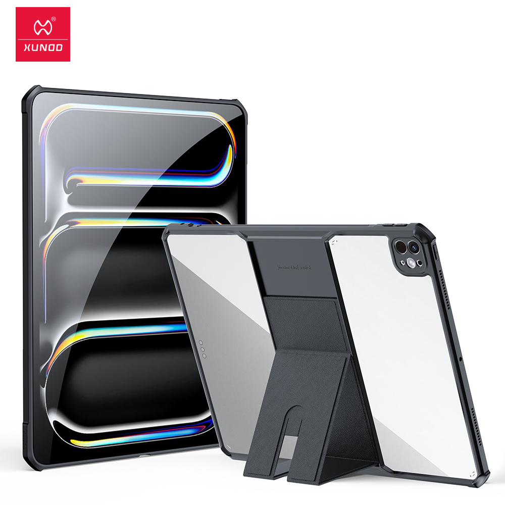 Xundd For iPad Pro 11 inch 13 inch Tablet Cover For iPad Air 11 13 Case with Folding Invisible Magnetic Bracket Holder Case