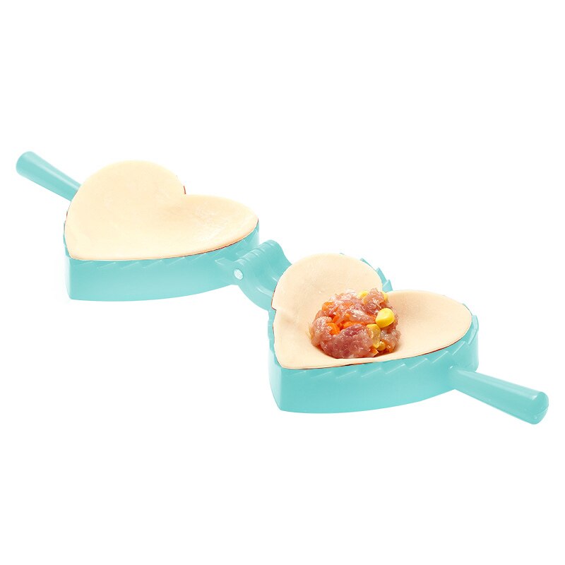 Plastic Dumpling Maker DIY Heart Butterfly Shape Kitchen Pierogi Mold Clips For Dumplings Ravioli Dough Press Kitchen Gadgets