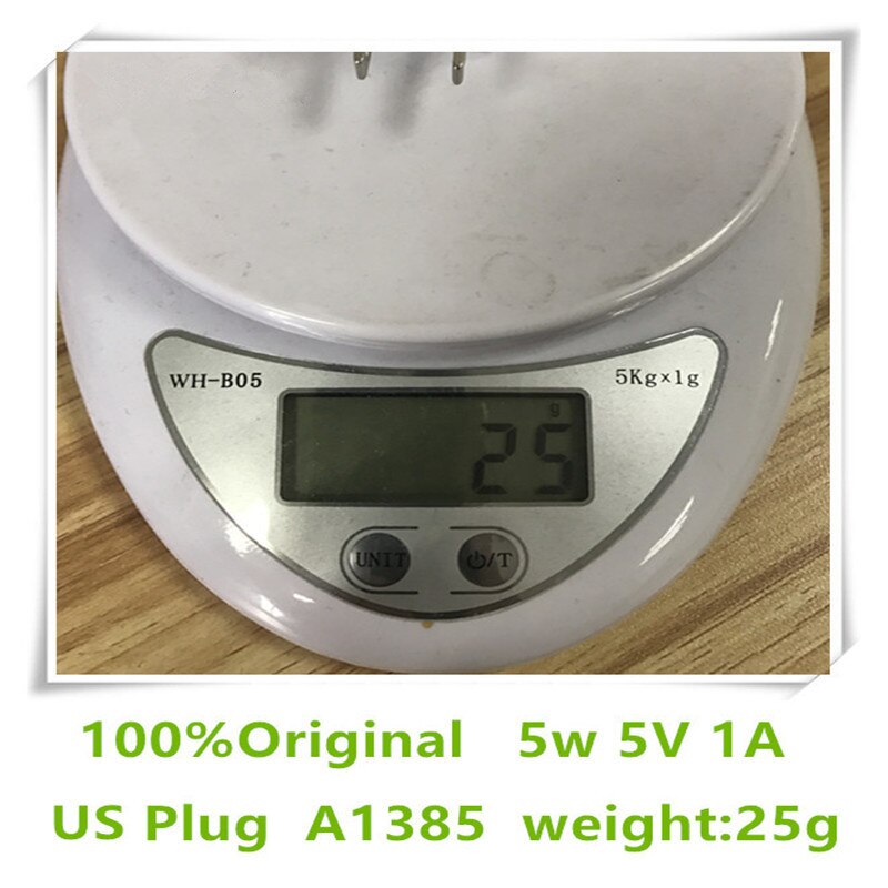 10 unids/lote AAAAA + A1400 A1385 de la UE nos enchufe cargador de pared USB AC Porwer adaptador para 5W 5V 1A peso 28g con venta al por menor caja