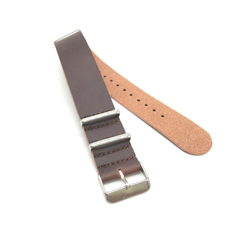 PU Leather Watch Band Metal Buckle Watch Strap Men Women Soft Watches Strap LXH: Deep coffee / 22mm