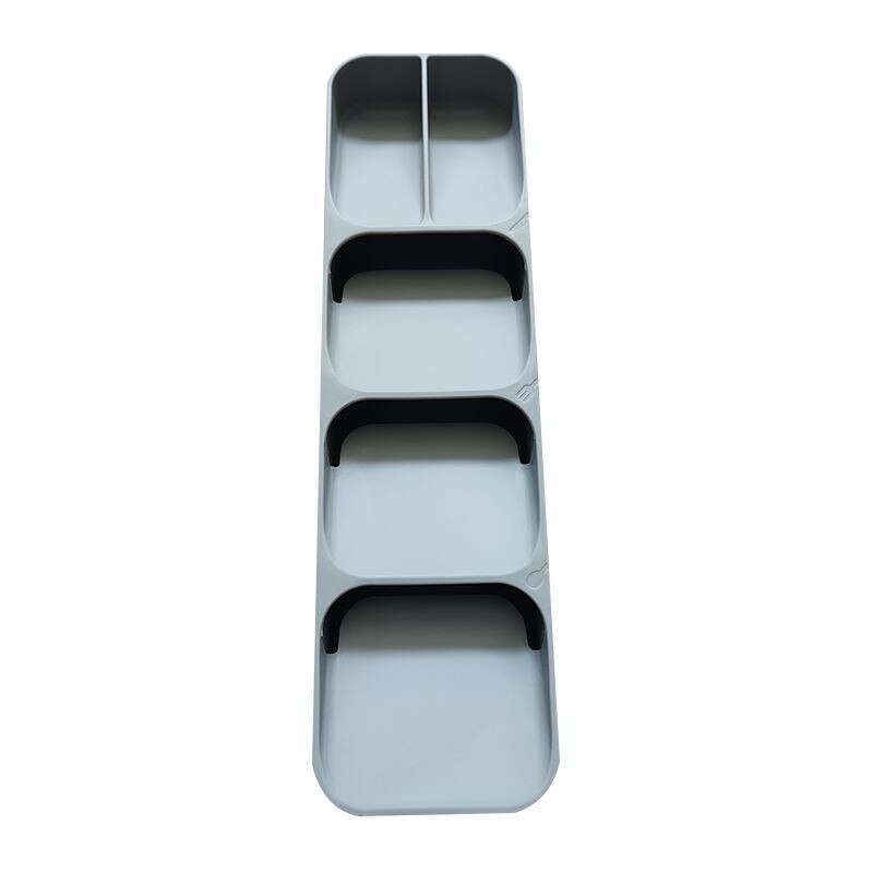 Drawer Cutlery Utensils Tray Store Organizer Drawer Kitchen Tools Drawer Divider Kitchen Storage Cabinet Plastic Drawers: gray1