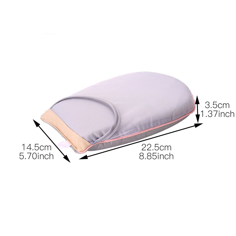 Draagbare mini-strijkplankhouder, hittebestendige handschoen voor kledingstomer, draagbaar strijkijzer, tafelrek