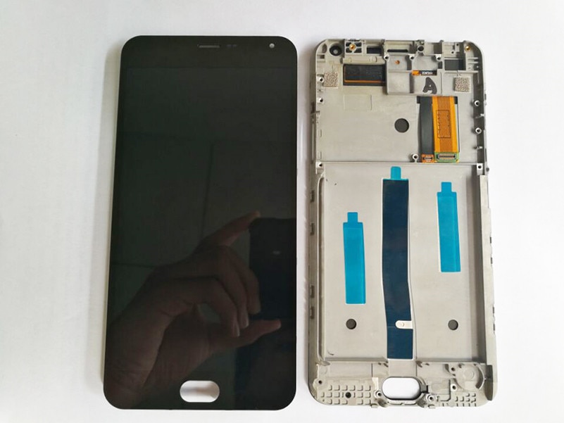 AAA LCD+Frame For MEIZU M2 Note Lcd Display Screen Replacement For MEIZU M2 Note Digiziter Assembly