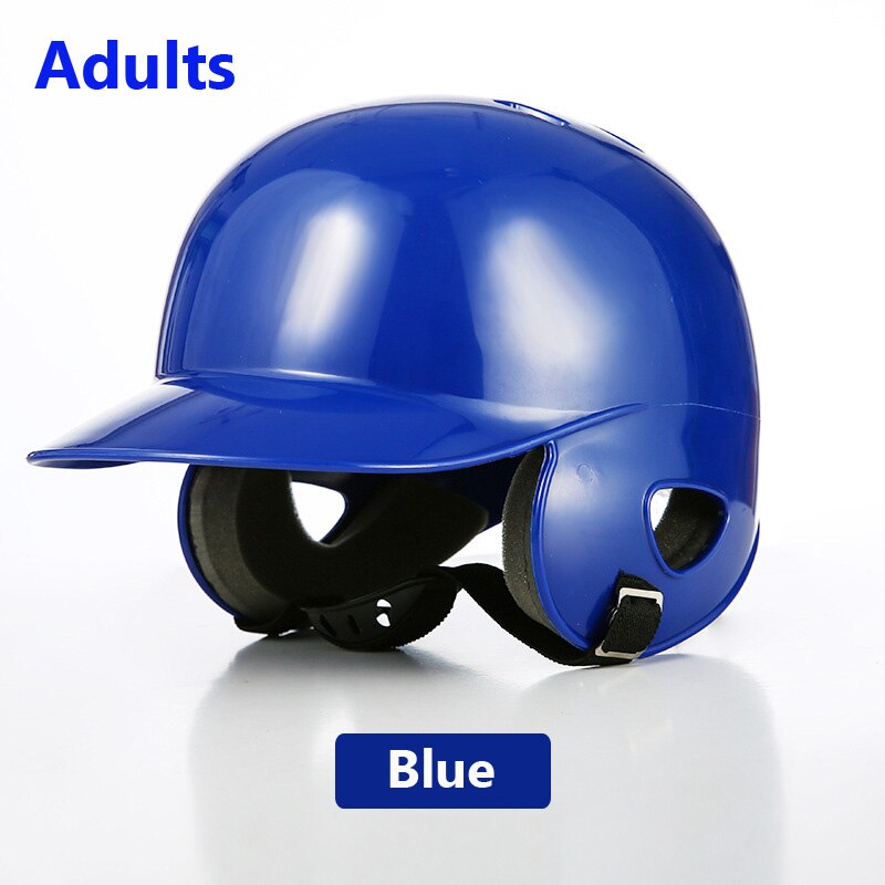 Honkbal Helm Volwassen Kinderen Kids Studenten Softbal Batting Helm Duurzaam Tiener Hoofd-Bescherming Hoed Rijden Helm: Blue Adult