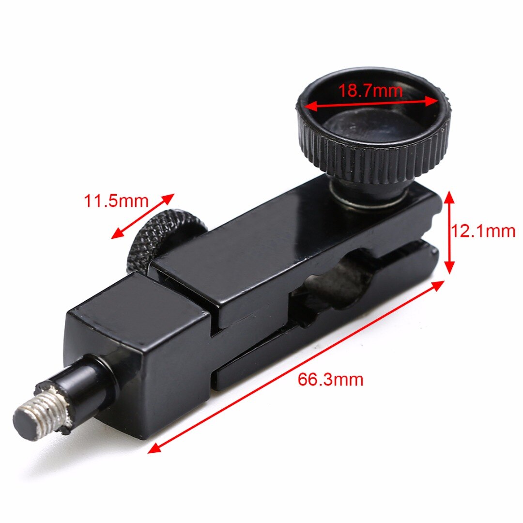 Metal Gimbal Fine Adjustable Dial Indicator Parts Swivel Magnetic Base Holder Stand Lever Black Dial Indicator Measuring Tools