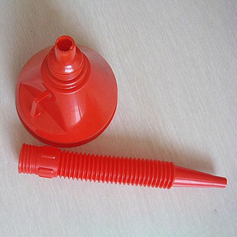 Car Refueling Funnel With Filter Detachable Hose Gasoline Engine Oil Additive Motorcycle Farm Machine Use Anti-leakage Filler Ac