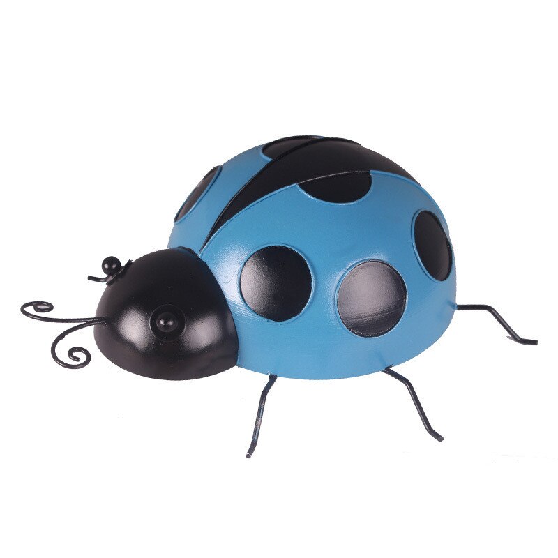 Garden Home Decor Water Rust Resistant Backyard Beetle Decoration Crafts 1pcs Metal Beetle Animal For Garden Art Outdoor: C
