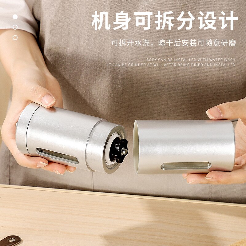 Portable stainless steel hand grinder coffee bean grinder hand grinder coffee machine coffee maker machine