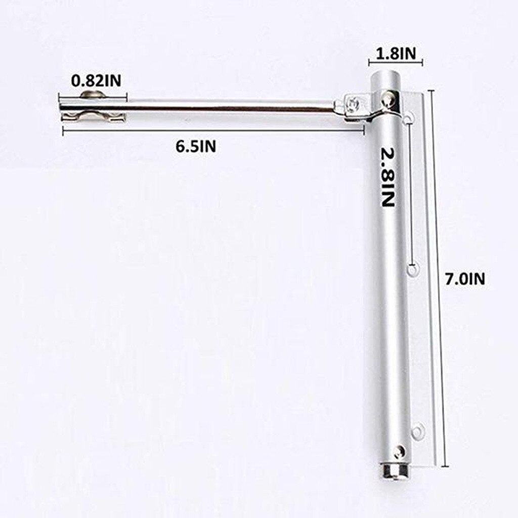 Door Closer Single Spring Adjustable Stainless Steel Automatic Door Closer Home Door Hardware Fittings Door Spring Adjustable