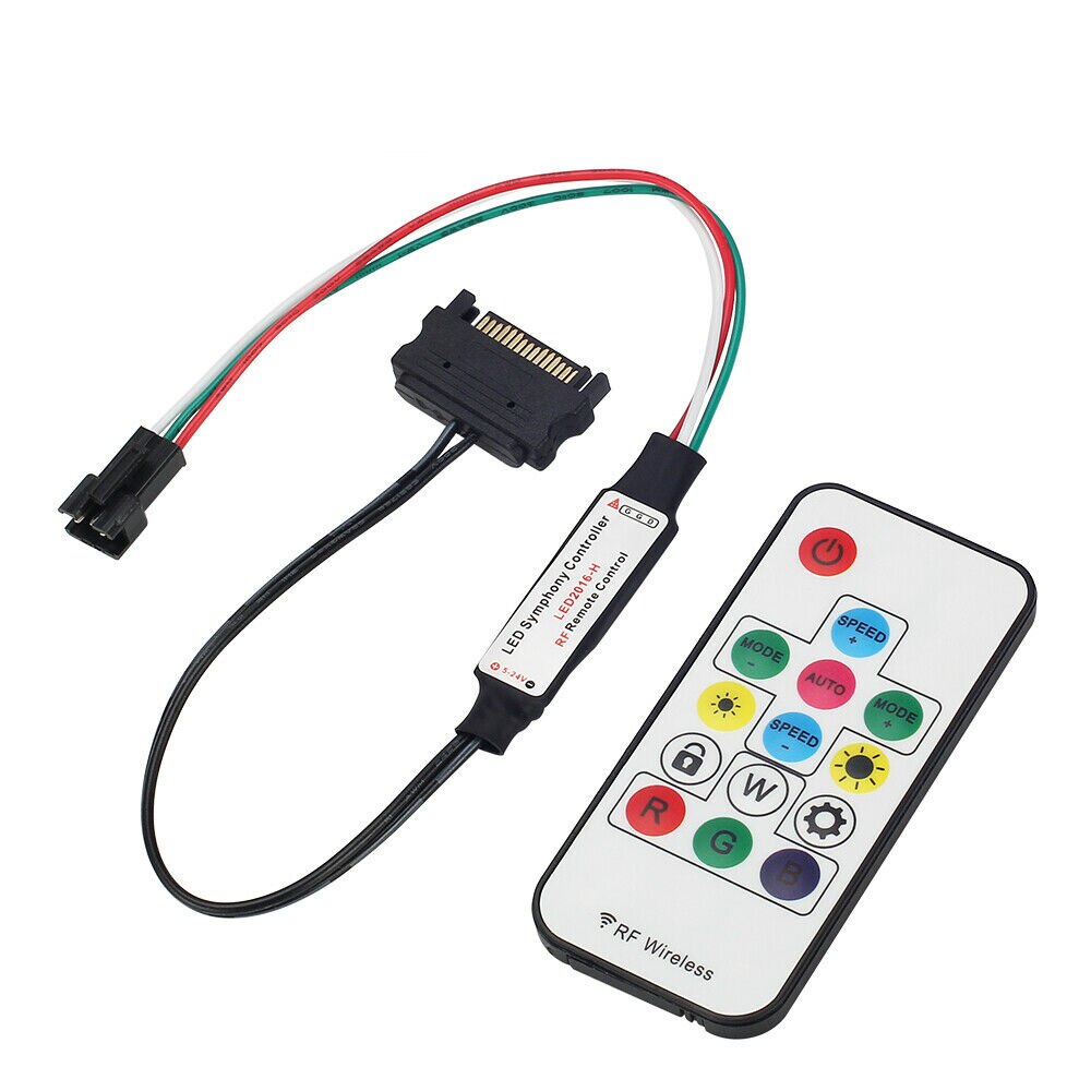 WS2811/WS2812B SATA DC USB Led RGB Pixel Controller 14key Remote Drahtlose RF IR Digitale Farbe Streifen Licht Controller DC5V-24V