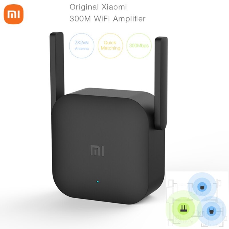 Mini Xiaomi WiFi Router Verstärker Profi Router Сетевой усилитель 300M Netzwerk Expander Verstärker Energie Verlängerung Roteador 2 Antenne
