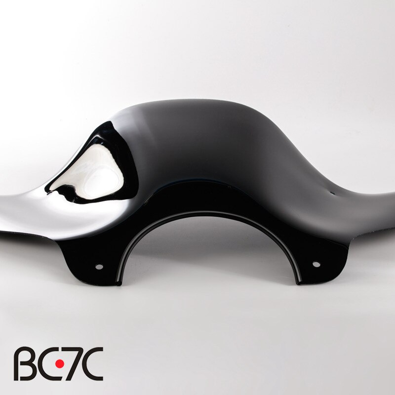 Black Motorcycle Cruiser Windshield Windscreen With Mounting For Cruiser Kawasaki VULCAN 900 Classic