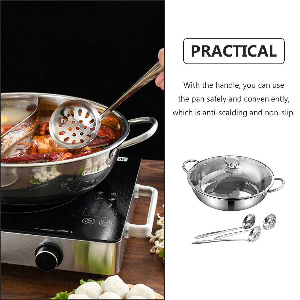 1 Set Van Rvs Pot Dubbele Smaak Pot Keuken Accessoires