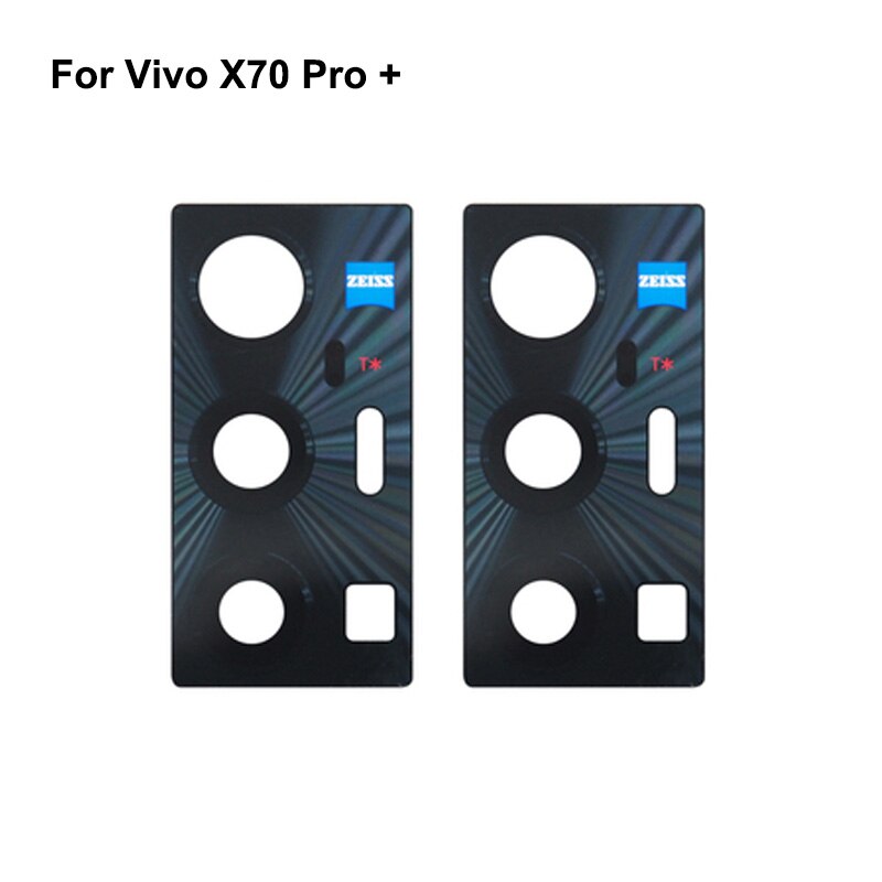 2 Stuks Voor Vivo X70 Pro + Back Rear Camera Glas Lens Test Goed Voor Vivo X 70 pro Plus Vervangende Onderdelen