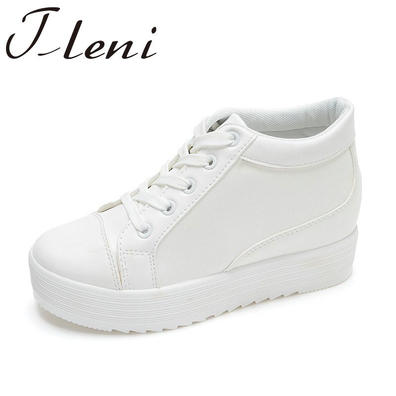 Tleni spring sports shoes increased female running shoes students wild thick white sports shoes women ZW-63