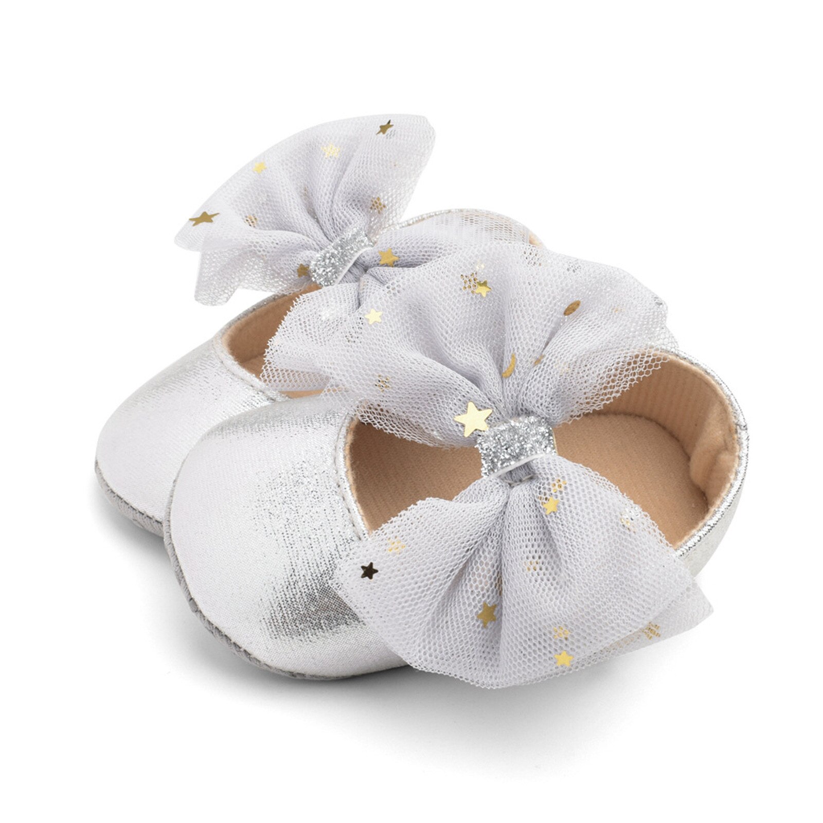 Baby Girls shoes sneakers Mary Janes Flat Bowknot Rubber Sole First Walker Princess Dress Shoes baby shoes
