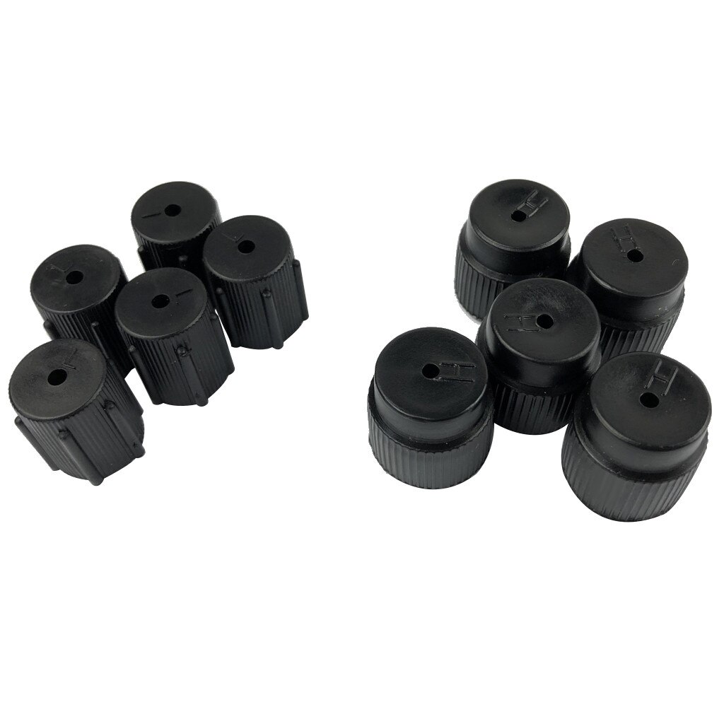 10 Stks/set R134a 13Mm &amp; 16Mm Airco-service Ac Systeem Poort Opladen Caps Auto Opladen Poort Ac systeem Caps Accessoires