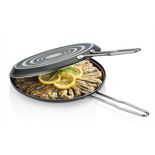 Dubbele non-stick Zijdig Papilla Redio Vis, Crêpe, Menemen Pan 28 Cm 11 inch