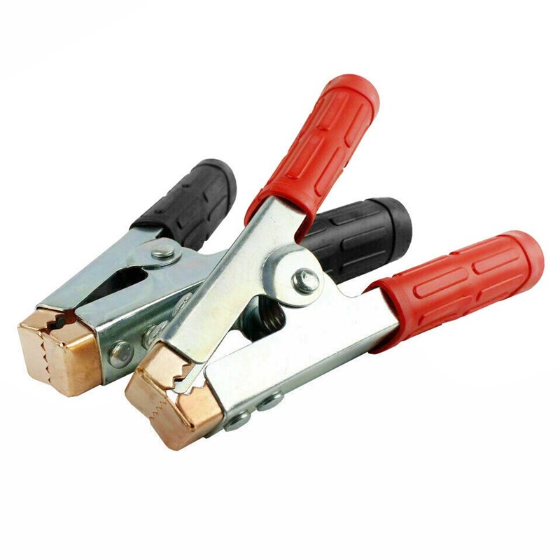 2Pcs Car Alligator Clips Battery Clamps for Electrical Jumper Wire Cable Clamp
