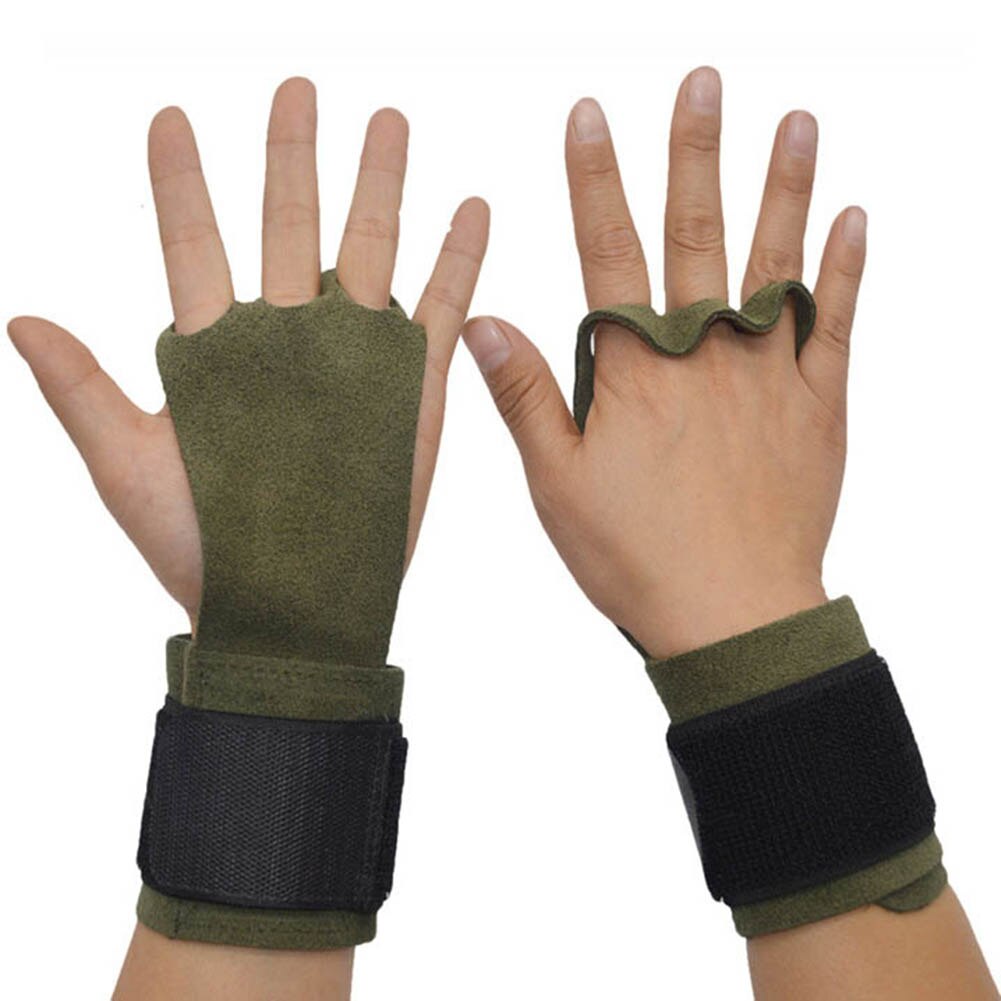 Gym Fitness Weight Lifting Anti-Slip Glove Wrist Wraps Palm Protector Cover