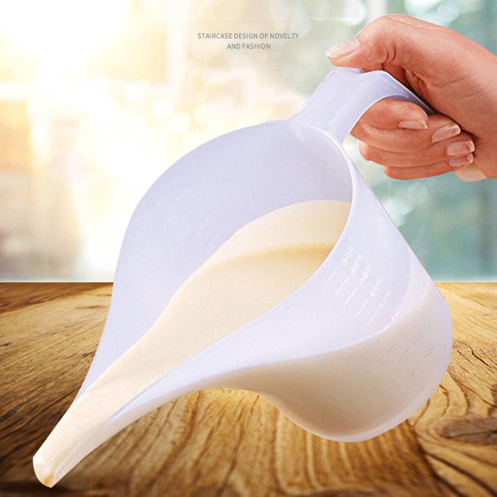 1000ML Plastic Liquid Measuring Cup Jug Pour Spout Surface With Lid Measuring Tools Baking Kitchen Accessories
