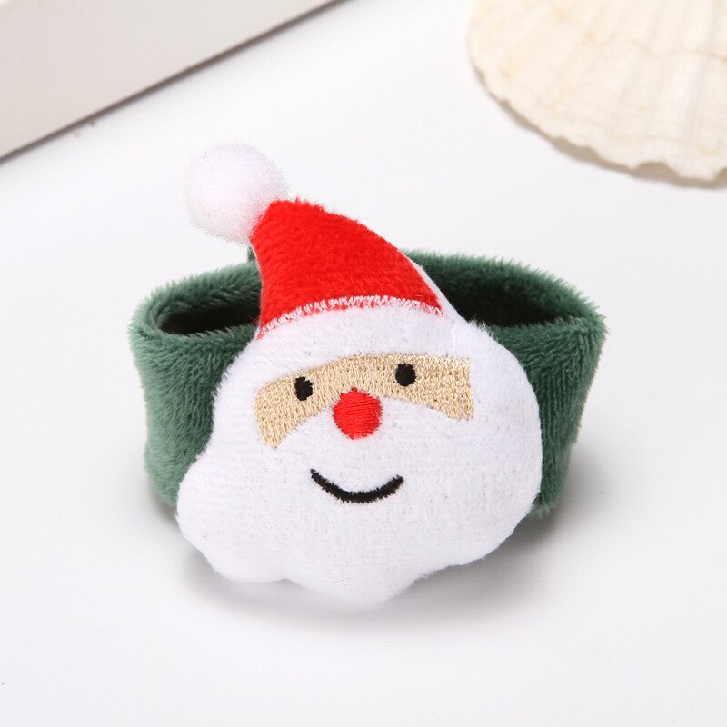 Waylike – anneau de poignet pour enfants, décorations de noël, cercle de tapotement, bonhomme de neige, cerf, de fête du nouvel an,: A
