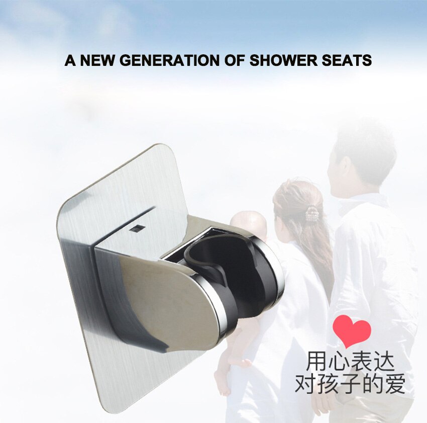 LEDFRE shower holder hand slider shower head clamp suction cup shower holder head holder shower bracket hanger for bathroom