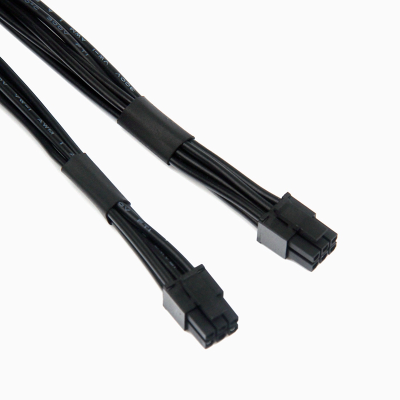 2 Stuks Dual Mini Pci-E 6-Pins Naar 8-Pins Pci-E Power Kabel Y Splitter Voor Mac Pro video Card
