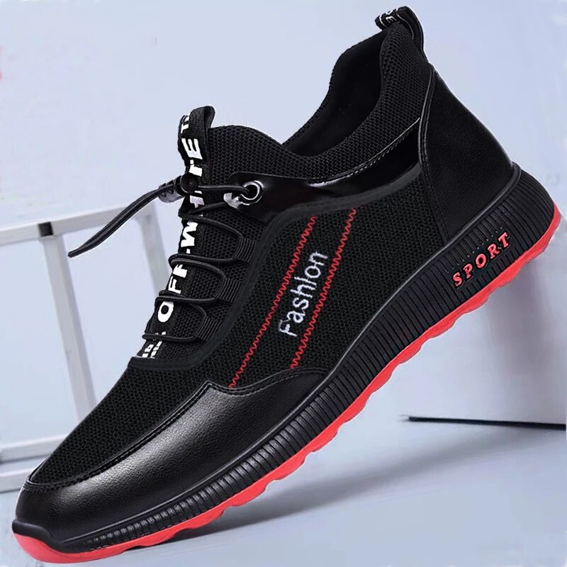Lædersko mænd fritidssko vinter plus fløjl for at holde varmen sorte comfortbale sneakers mænd flade sko stor størrelse