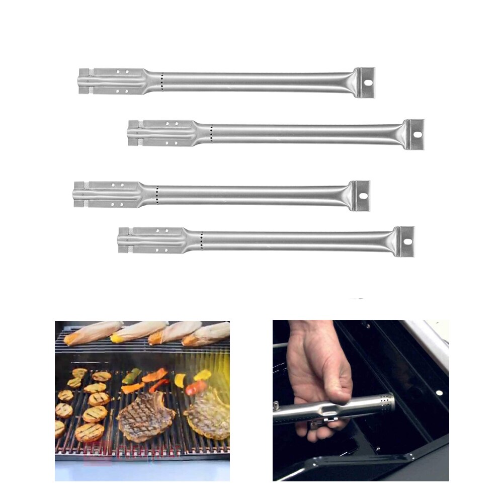 4PCS BBQ Grill Rohr Brenner Universal Edelstahl Rohr Rohr Brenner BBQ Gas Grill Teile Zubehör Kochen Ersatz