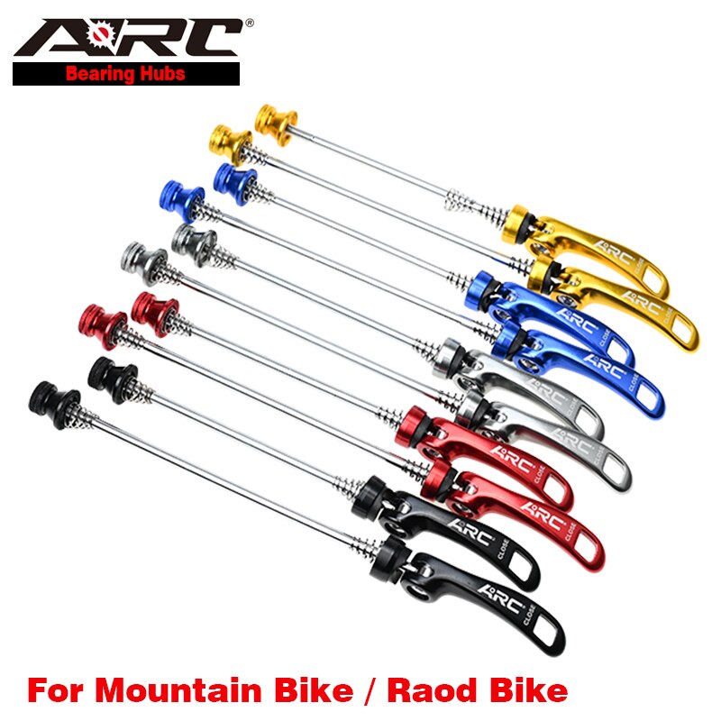 Arc 1 Paar Mtb/Racefiets Hub Quick Release Staal Spiesjes Aluminium Mult-Kleur Mountainbike Hub spiesjes Fiets Deel