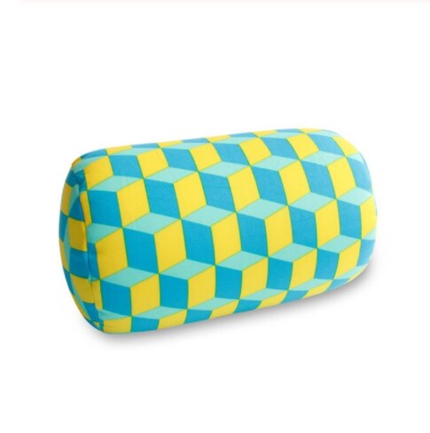 Mylb – oreiller en rouleau de microbilles à impression douce, coussin de voiture, Support de tête, de jambe et de dos, traversin de lit: 4