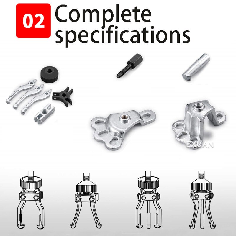 Automobile wheel bearing removal tool, rear wheel hub puller, van rear axle axle slide hammer puller