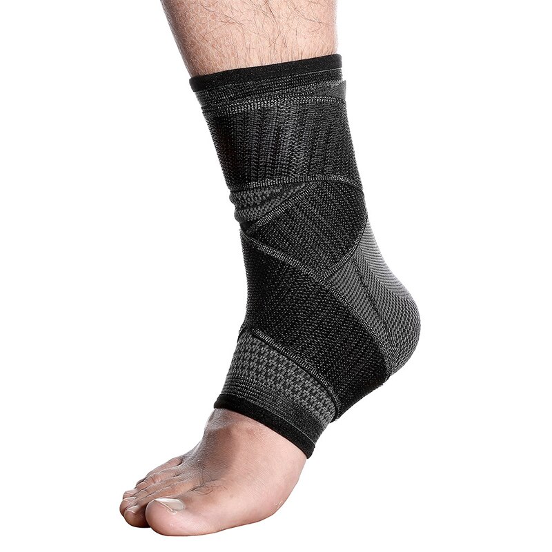 Professionele 1Pc Sport Enkel Ondersteuning Mannen Onder Druk Elastische Enkel Pads Fitness Gear Basketbal Volleybal Brace Protector