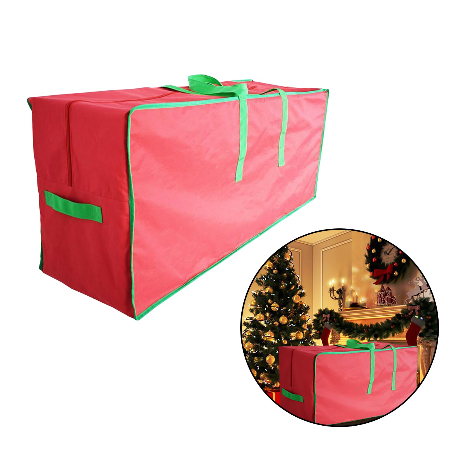 Christmas Tree Storage Bag, Xmas Large Tree Container, Reinforced Wide Handle, Make It Easy to Carry and Lift