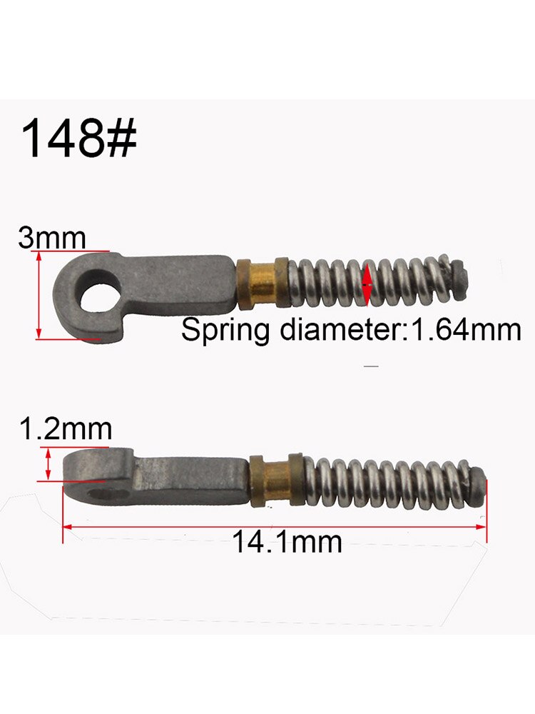 100PCS spring inserts for repairing broken eyeglass flex temples broken spring replacement part 148: Default Title