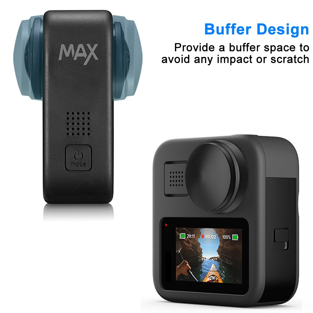 Funda protectora para GoPro Max 360, tapa de objetivo, accesorios, carcasa de película de vidrio templado