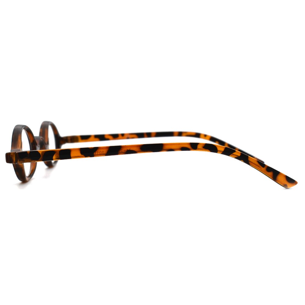 Leesbril Retro Ronde Unisex Eyelasses Kleine Frame Vergrootglas Eyewear Met Zak Bril Zak 1.0 1.5 2.0 2.5 3.0 3.5