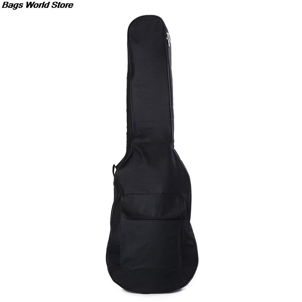 1Pcs Dubbele Bandjes Elektrische Gitaar Tas Soft Case Gig Gevoerde Tas Rugzak Gitaar Enkele Vermelding Rugzak Instrument Tassen &amp; gevallen