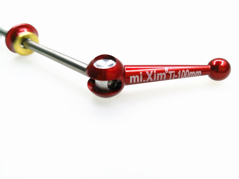 1PCS MTB Bicycle Skewer titanium quick-release hub axle wheel mountain folding road bike Size 74MM/100MM/130MM/135MM