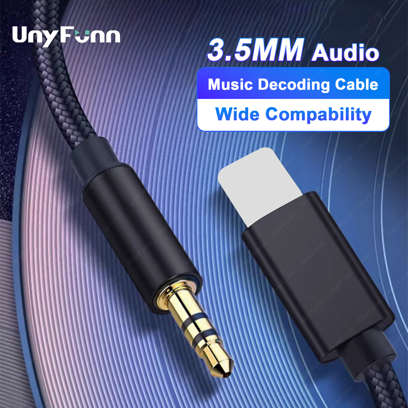Voor iPhone Naar 3.5mm AUX Cord Audio Adapter Hi-Fi Stereo Aux Hoofdtelefoon Mannelijke Koord Auto Extra Kabel Compatibel 100 cm AUX Kabel