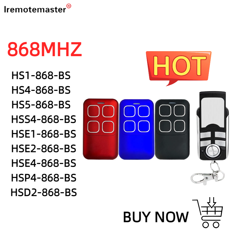 HORMANN 868 AFSTANDSBEDIENING HSE2 HSE4 868 BS ROLLING CODE AFSTANDSBEDIENING BiSecure 868 MHz GARAGEDEUR AFSTANDSBEDIENING APPARAAT